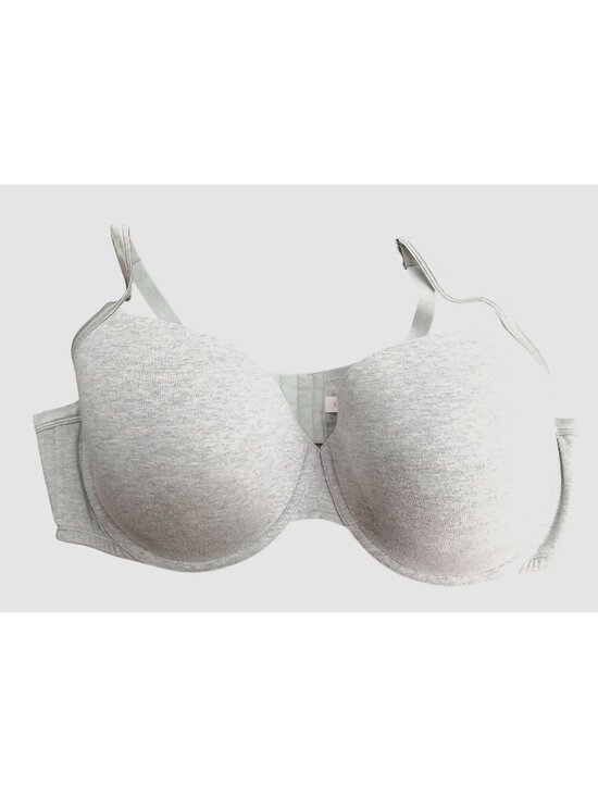 Cacique Other - Cacique Light Gray Full Coverage Bra 46DDD Cotton Blend Adjustable Underwire